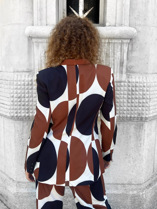 Blazer imprimé Livia pour femme – tendance – Nilai Fashion